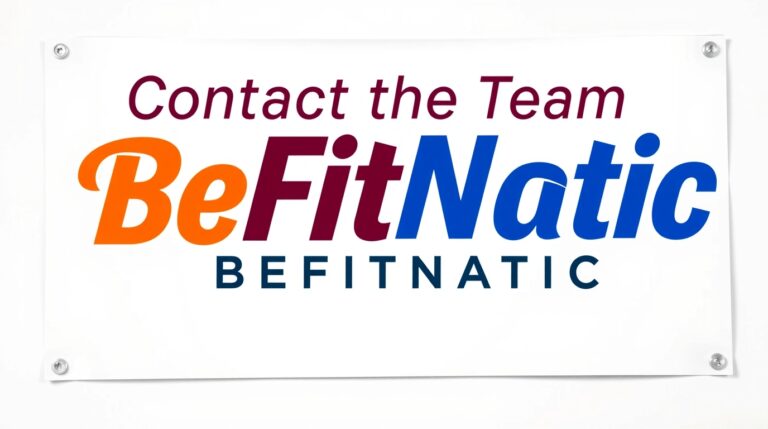 contact the team befitnatic
