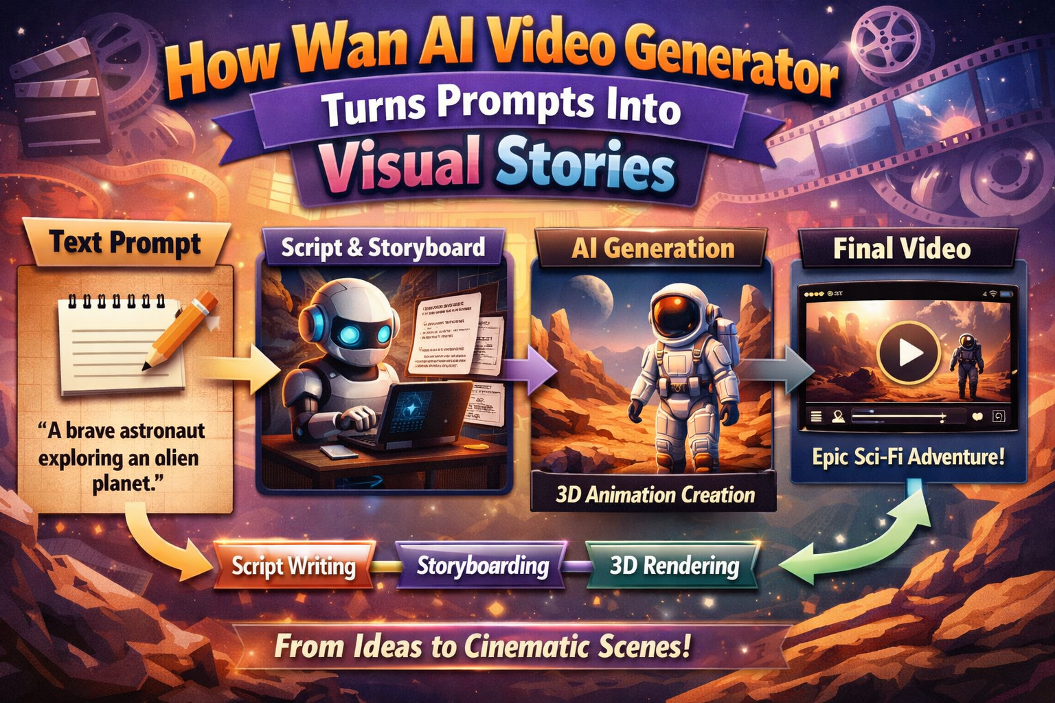 How Wan AI Video Generator Turns Prompts Into Visual Stories