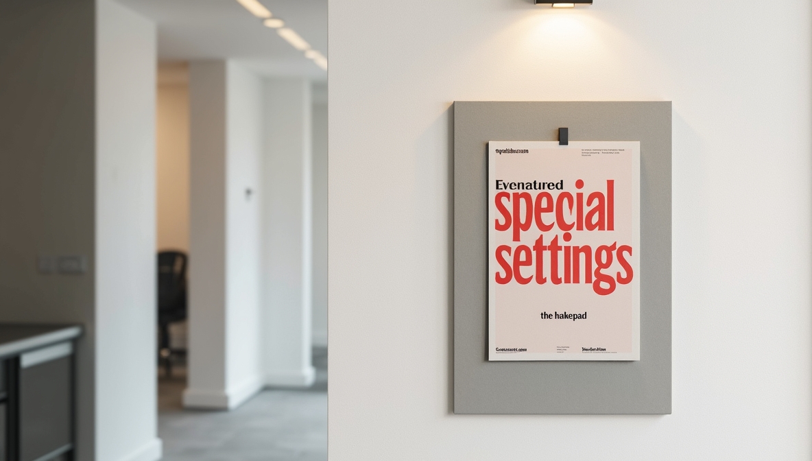 special settings thehakepad
