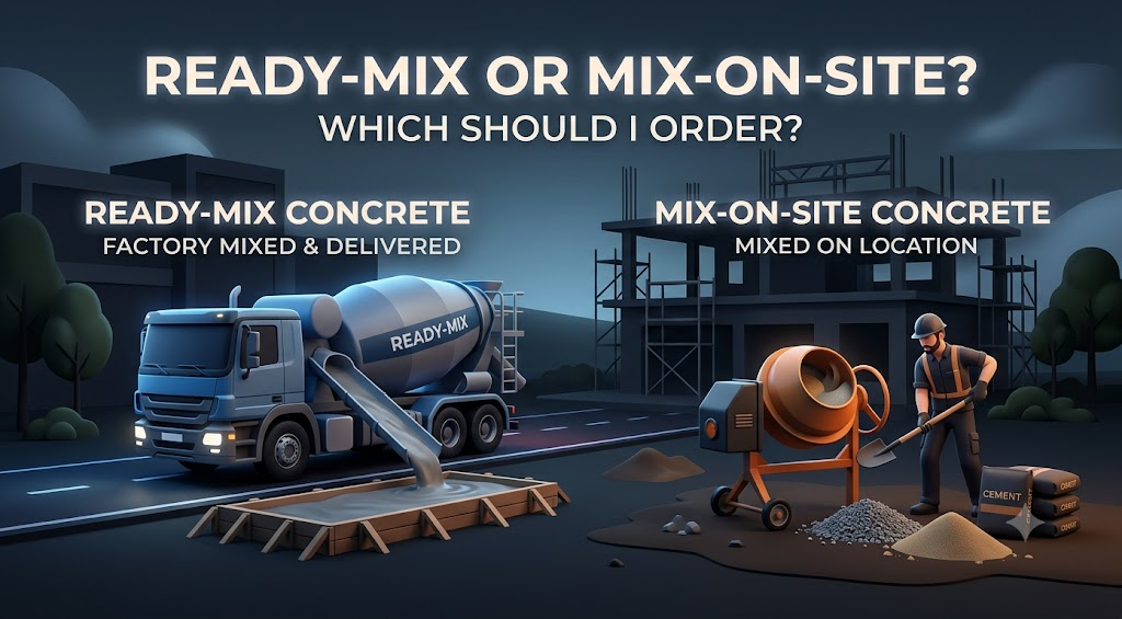 Ready-Mix or Mix-on-Site: Which Should I Order?